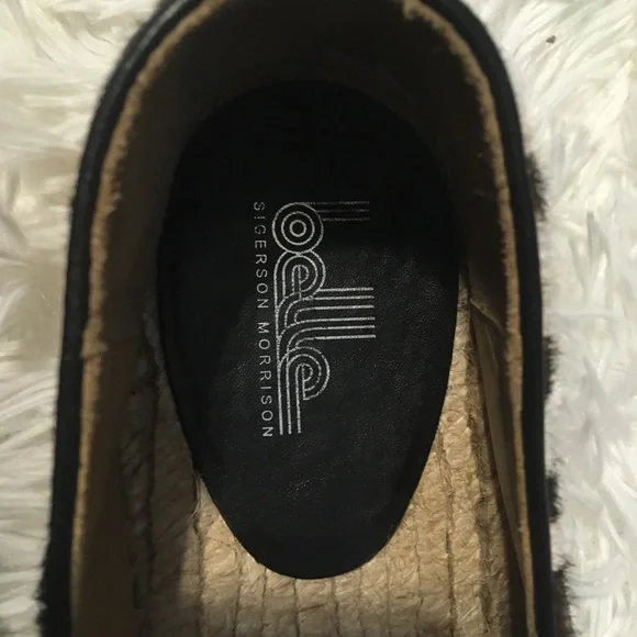 Belle Sigerson Morrison fur flats size 8 - Picture 9 of 10